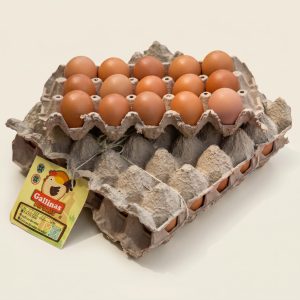 Huevos frescos x 15 ó 30 unidades - Gallinas Doradas Naranjal