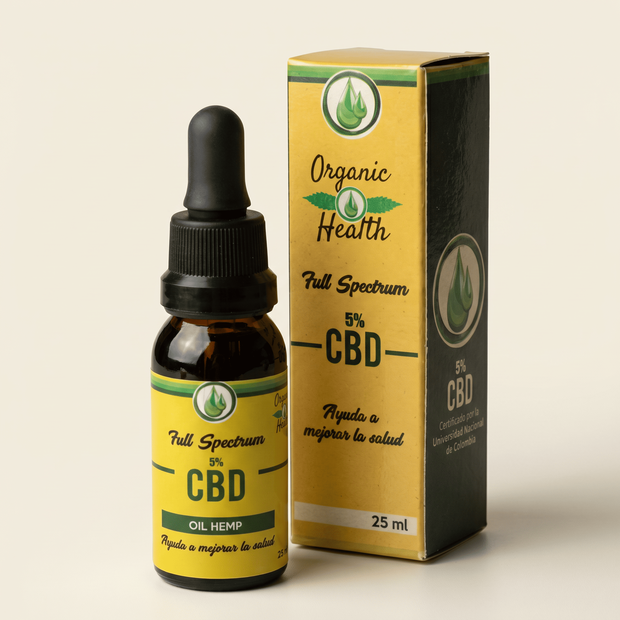 Aceite CBD Cannabis medicinal 25 (ml) - Marleny García