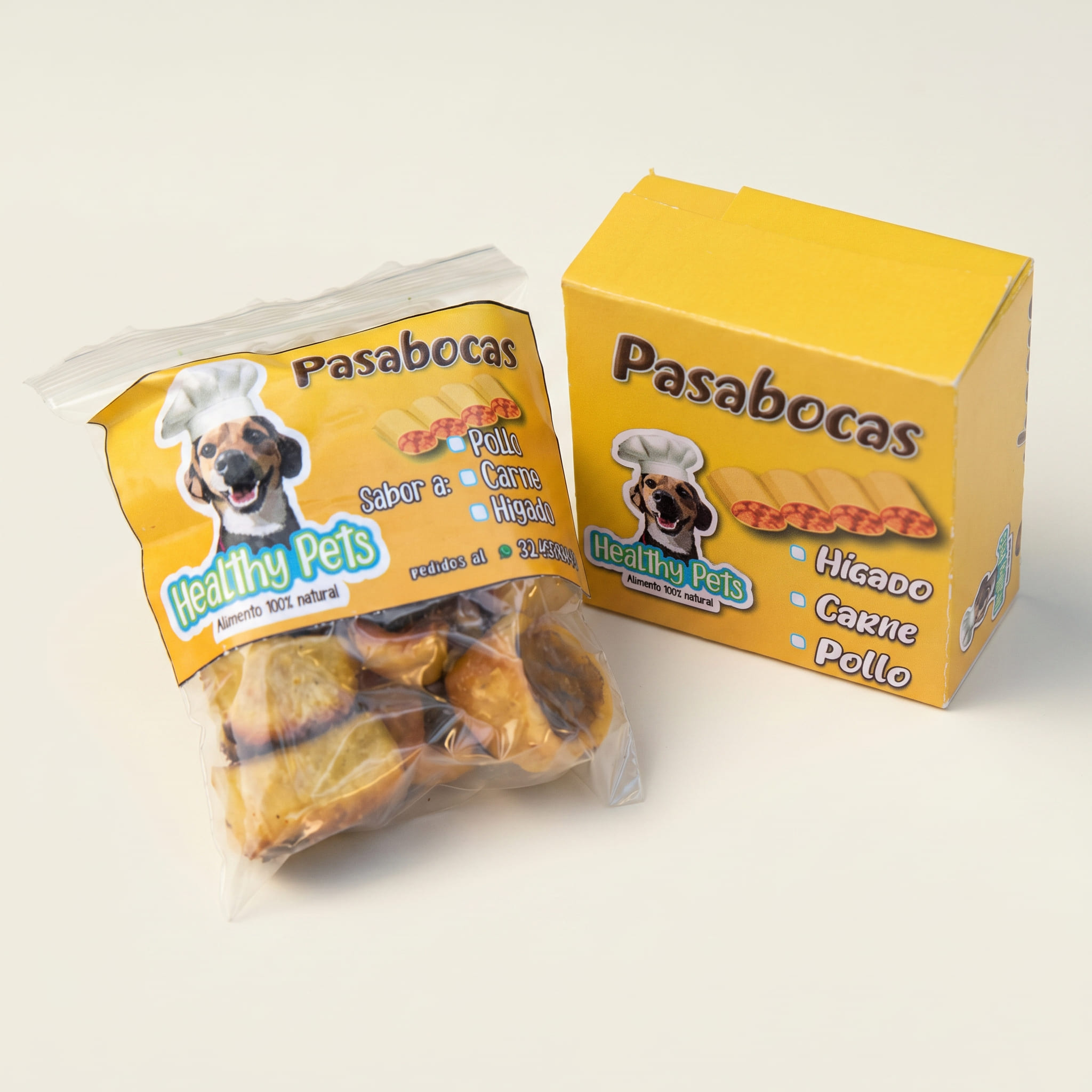 Pasabocas Rellenos para peluditos 10 ó 45 (unidades) - Healthy Pets