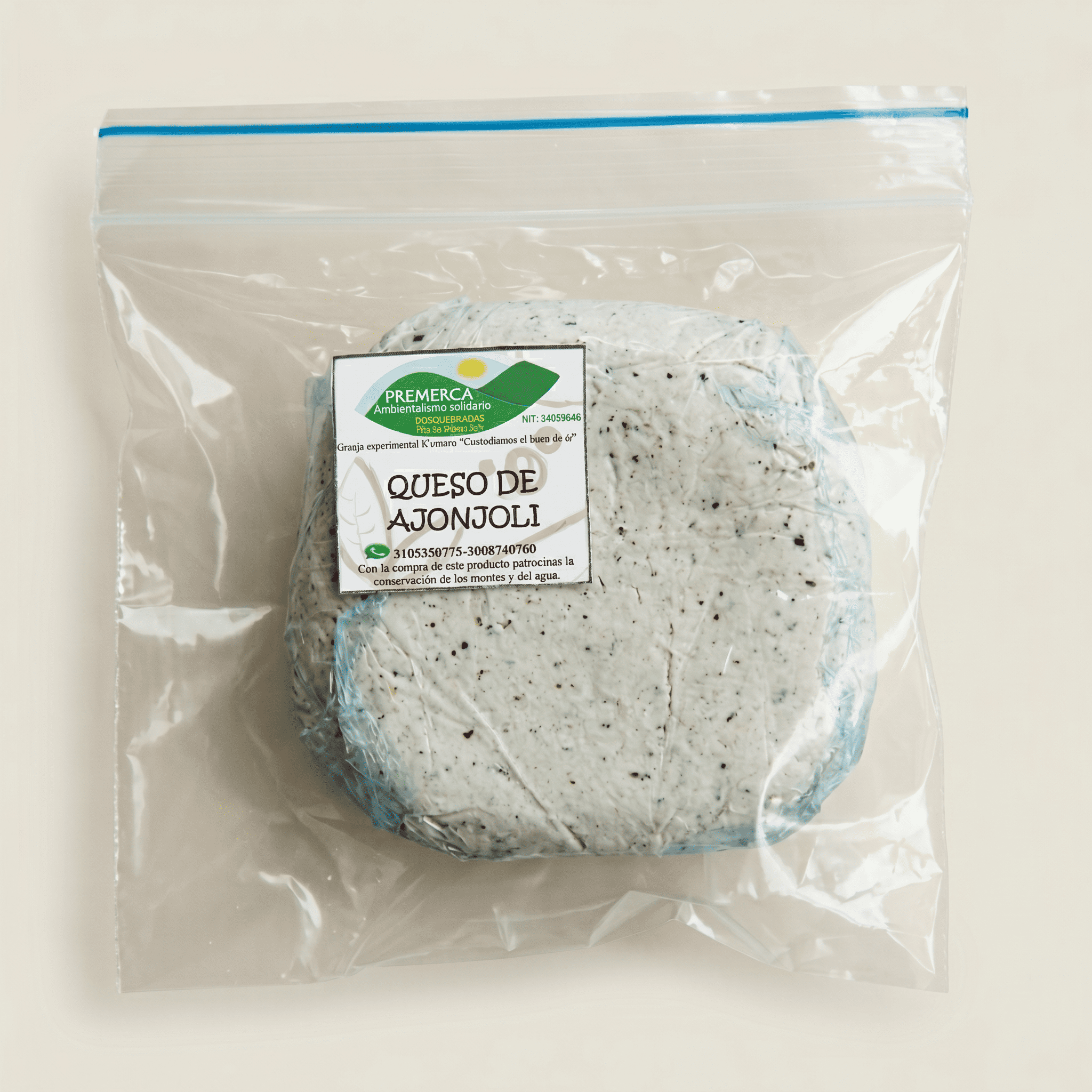 Queso de ajonjolí x 200 g Premerca