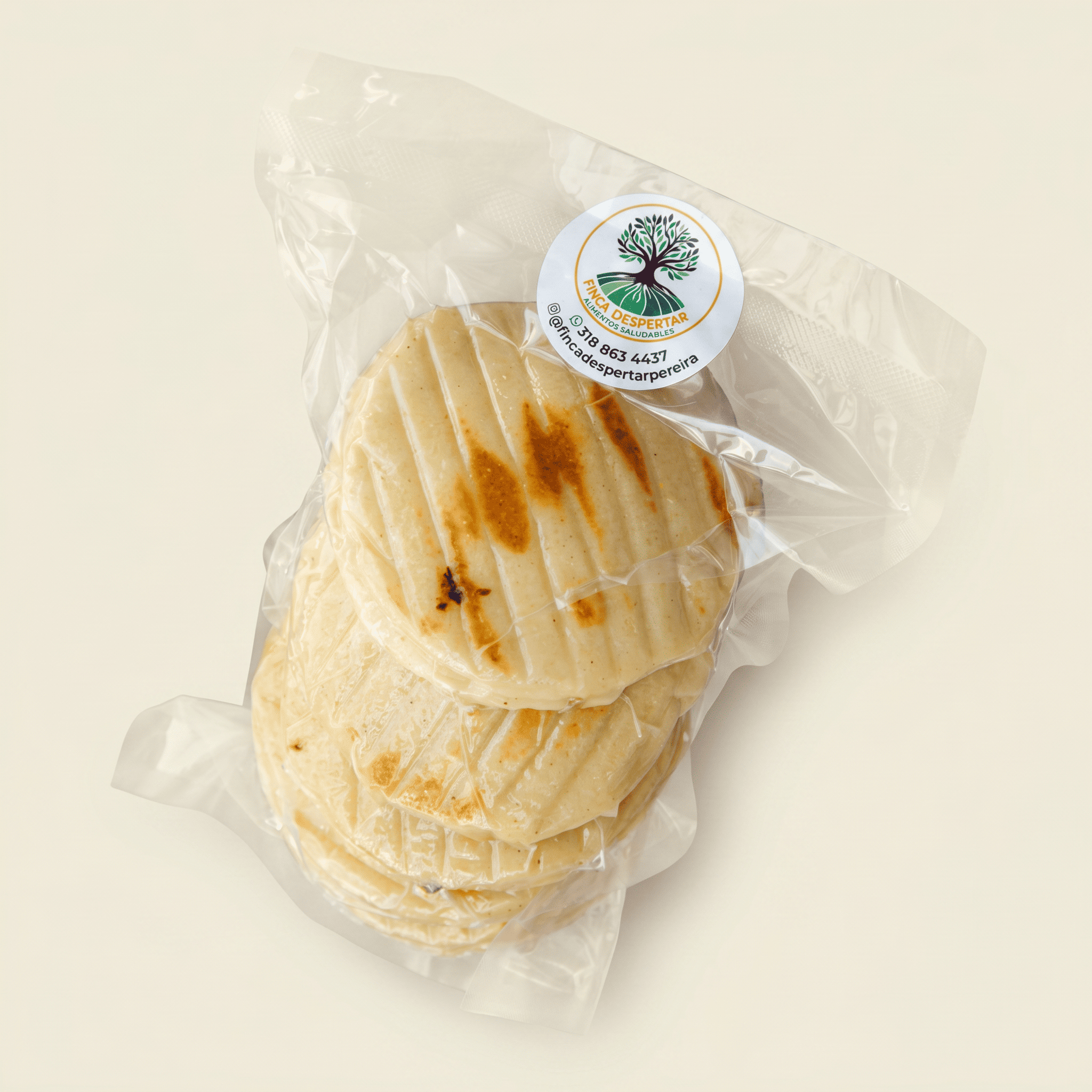 Arepas de yuca paquete x 5 (unidades) - Finca Despertar