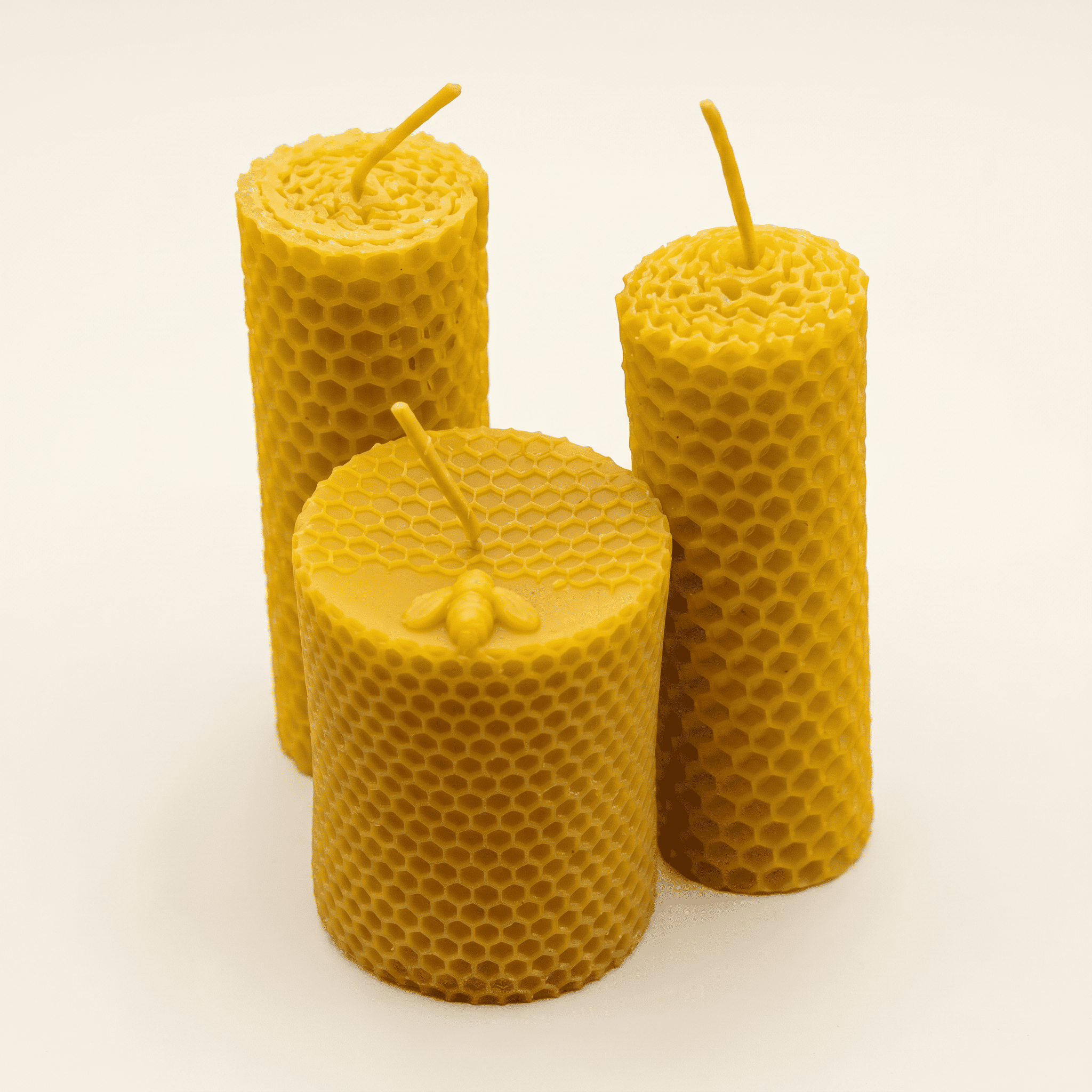 Vela de Cera de Abeja (unidad) - La Colmena de Nora