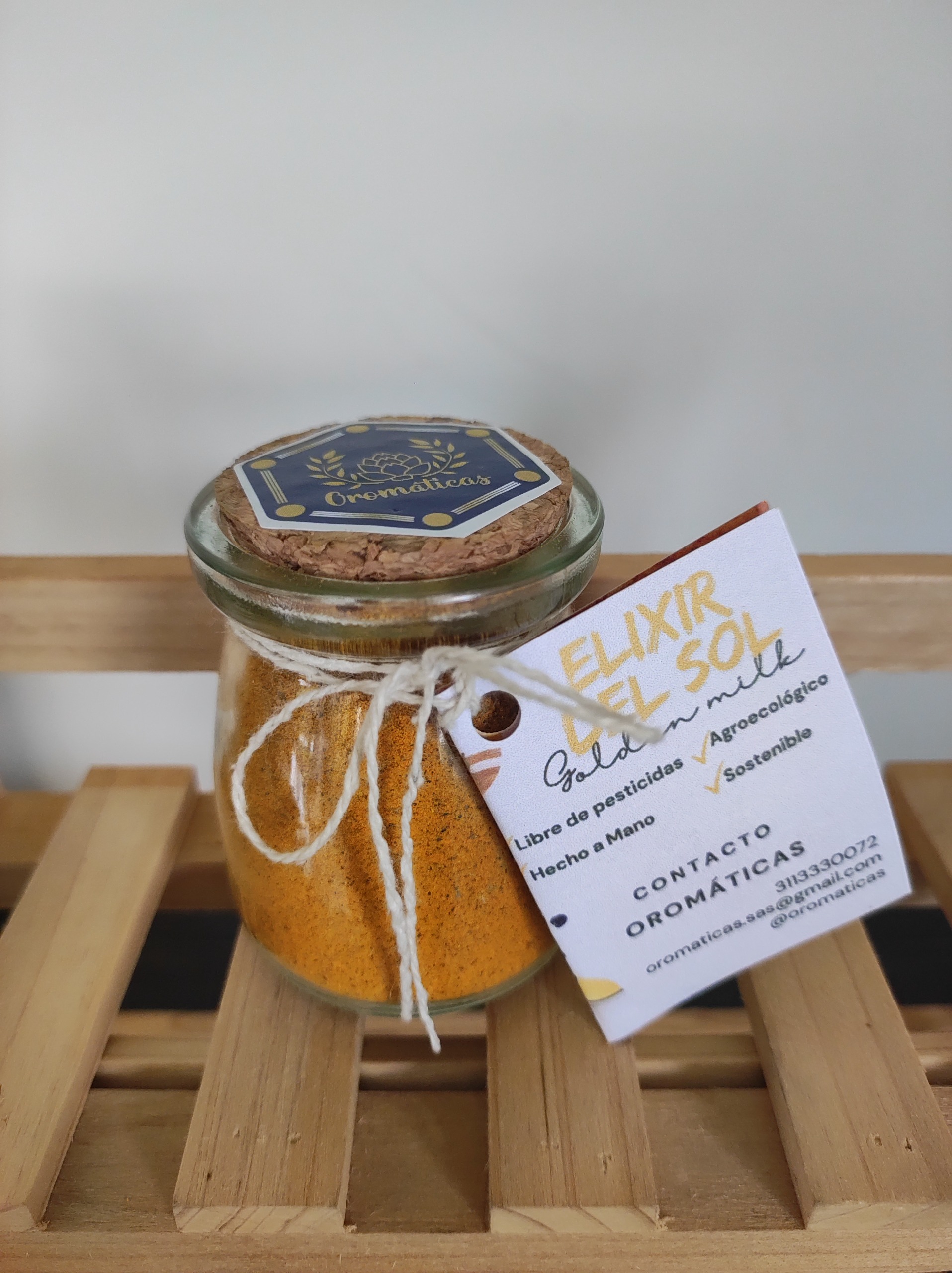 Elixir del Sol (Cúrcuma, cardamomo, pimienta, cilantro, canela) - Oromáticas