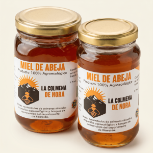 Miel de abejas envase de vidrio de 300, 500 ó 1000 (g)- La Colmena de Nora