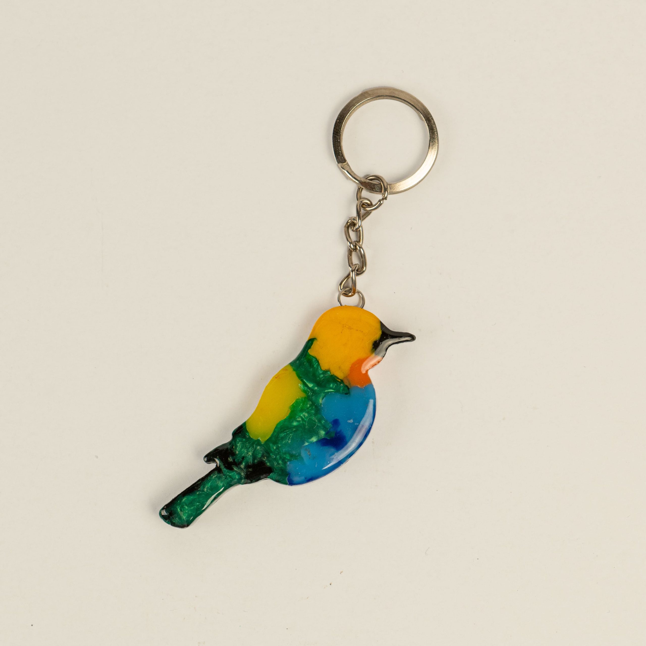 Llavero Colgante Ave Tangara Multicolor 6,5*6 (cm) - ARLE ALTA BISUTERÍA