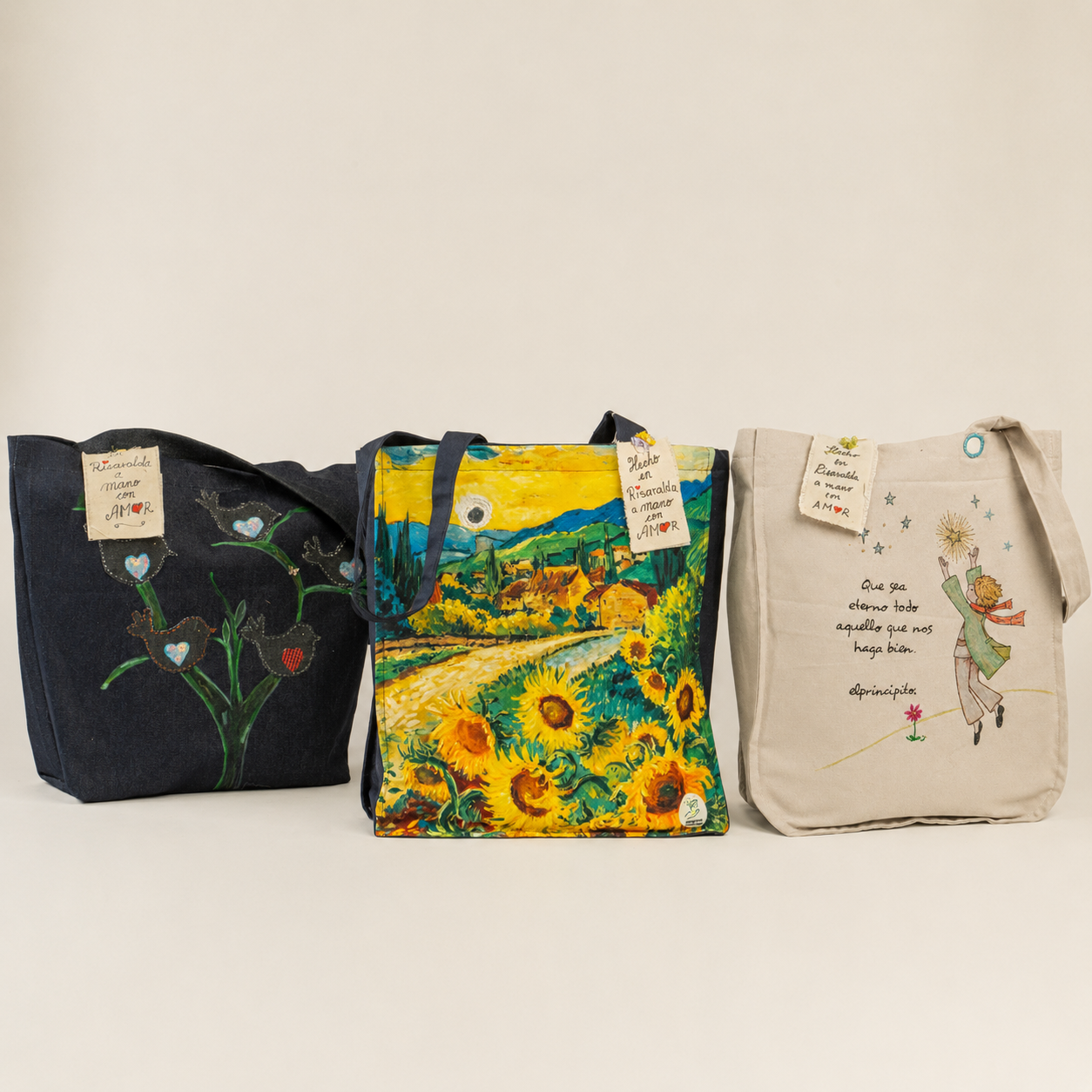 TOTE BAG (BOLSOS DE TELA) 38* 30 (cm) - Siempreviva Tienda De Regalos