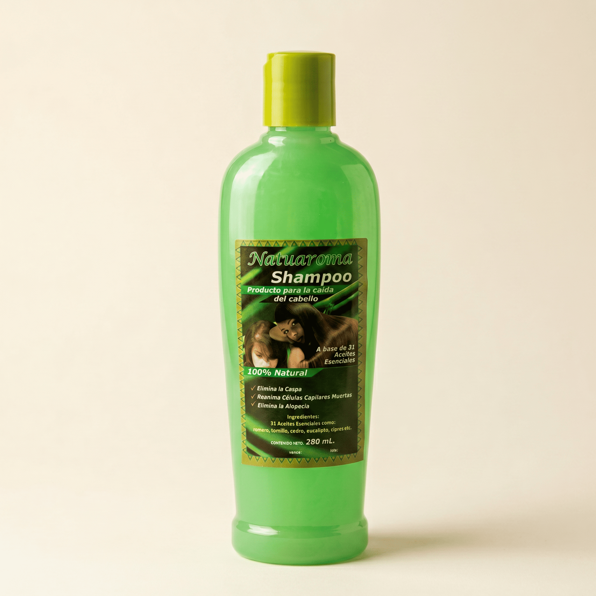 Shampoo natural 350 (ml) - Natuaroma