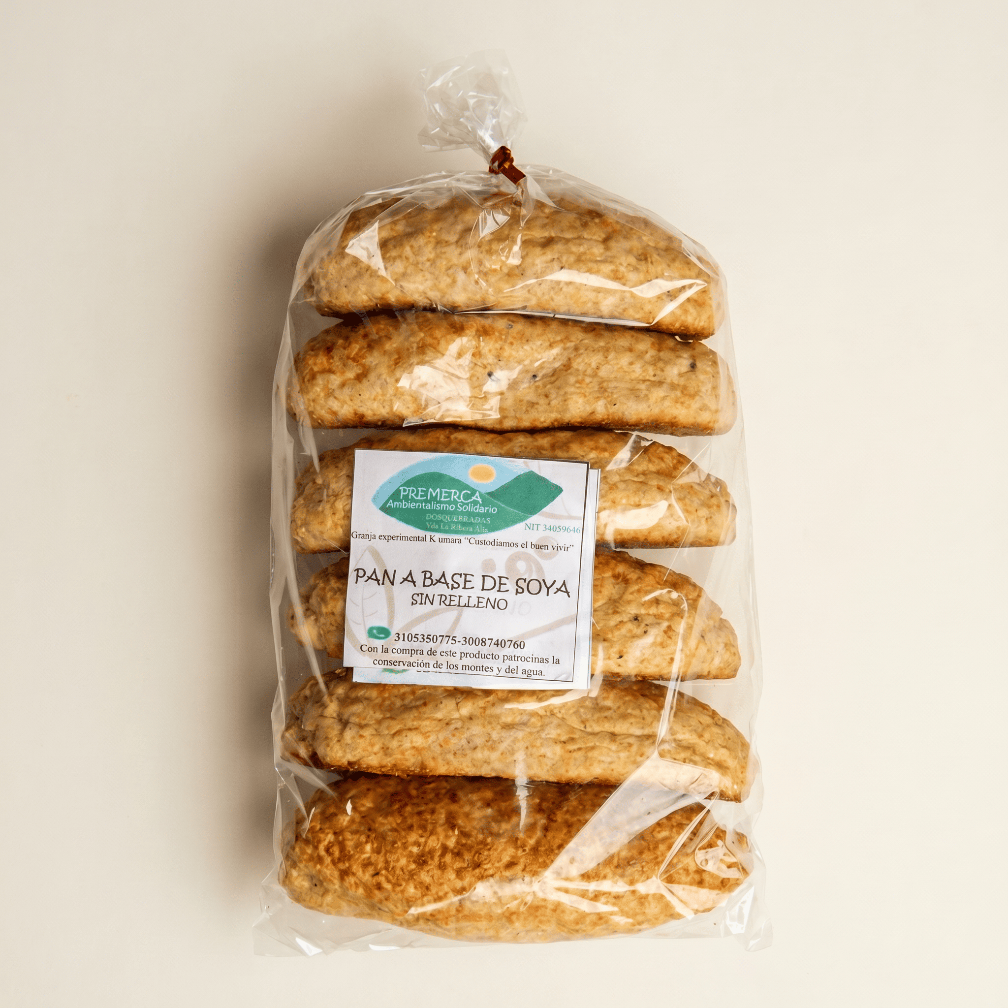 Pan de soya, paquete x 6 unidades- Premerca