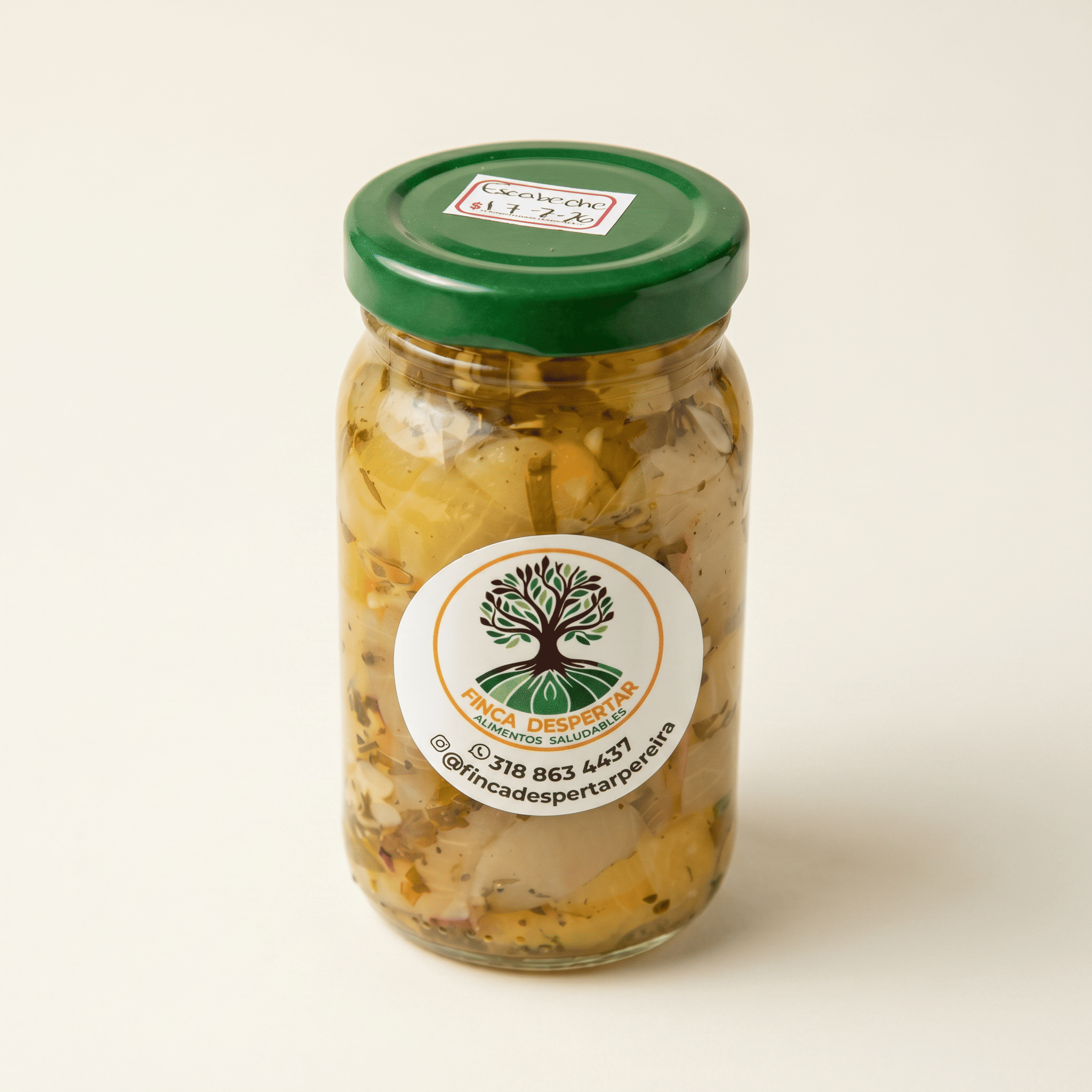 Escabeche de zukini con berenjena de 130 ó 250 (ml) - Finca Despertar