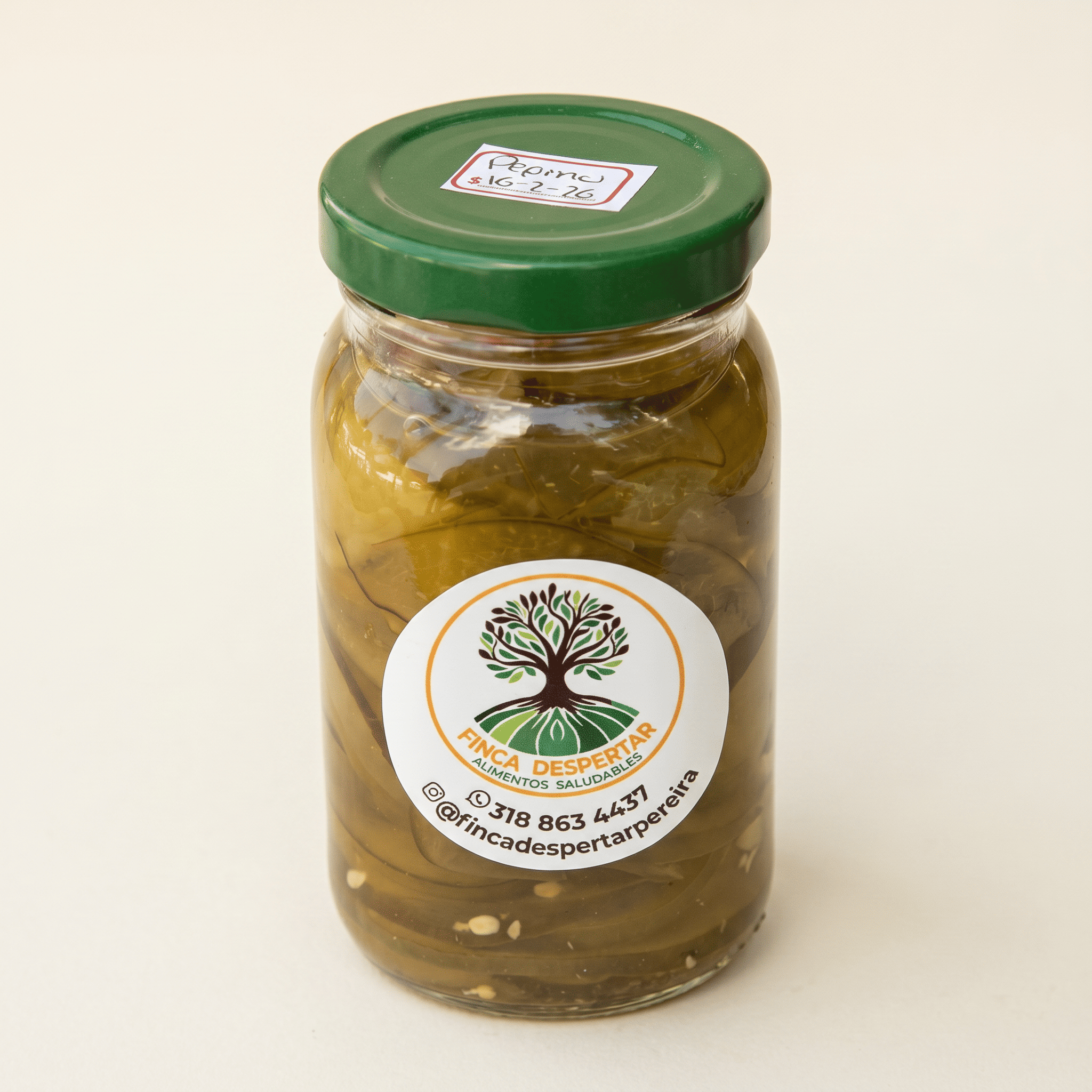 Pepino agridulce de 250 (ml) - Finca Despertar