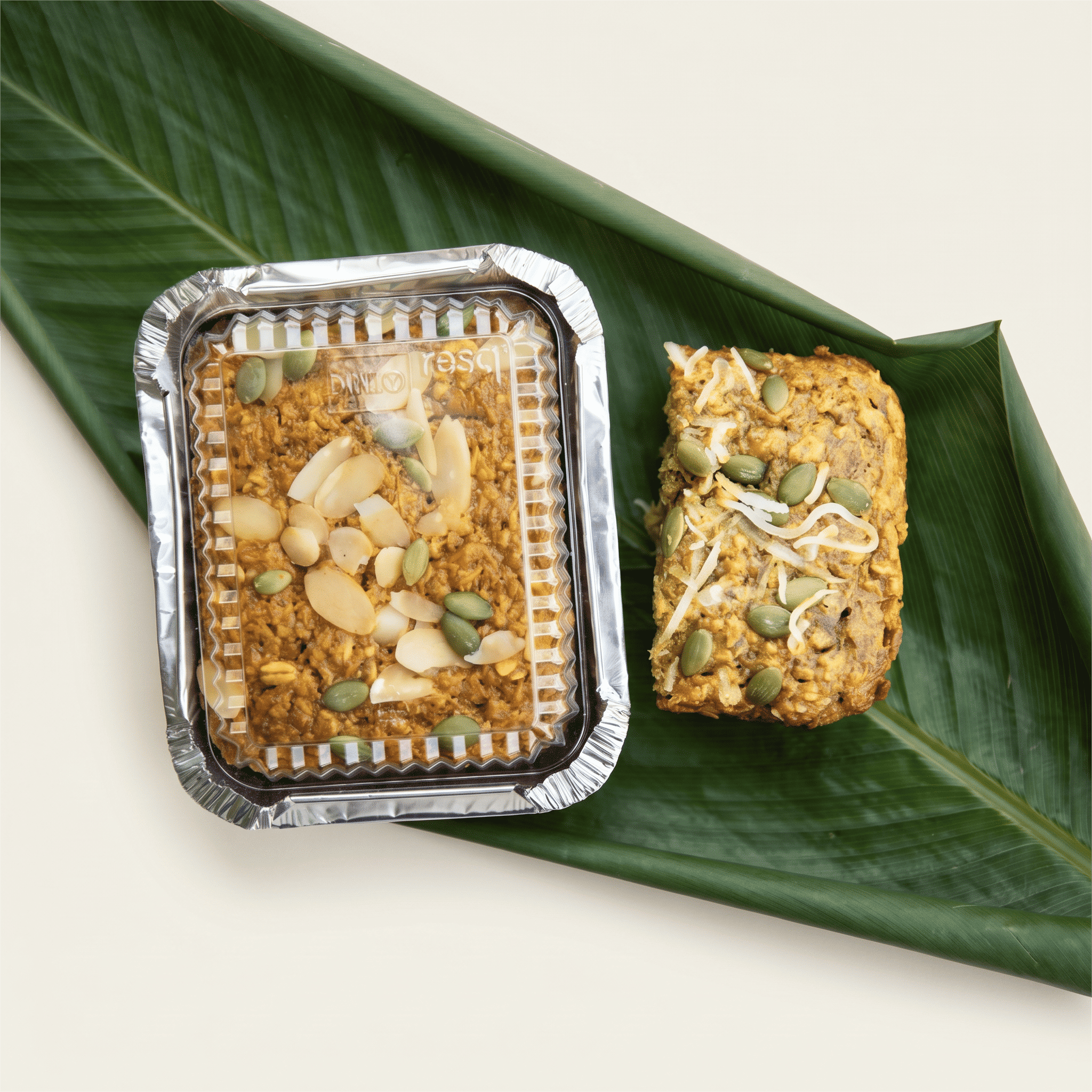 Torta artesanal de banano y zanahoria (Grande, Mediana, Porción) - Agroecológicos El Bosque