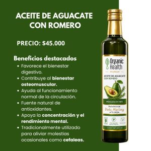 Aceite de aguacate con romero 250 ml - Marleny Garcia (copia)