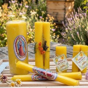 Vela de cera artesanal x 6 unidades – D`Abejaz